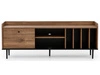 TV-Lowboard mit Türe 150 cm Vasa Braun