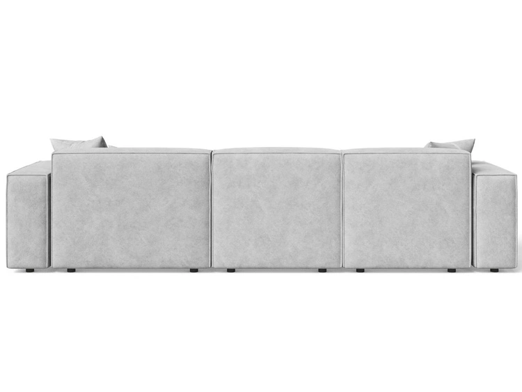 Ecksofa L-Form Rechts Arizona Hellgrau