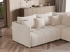 Ecksofa L-Form mit Schlaffunktion und Bettkasten Ardi L Beige