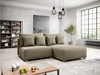 Ecksofa L-Form Rechts mit Schlaffunktion und Bettkasten Ronni Beige