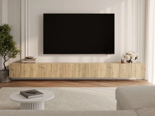TV-Lowboard mit Türen 300 cm Kioto Artisan Eiche
