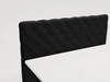 Boxspringbett mit Bettkasten 180x200 Lunaris Schwarz