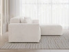 Ecksofa L-Form Rechts Nork Creme