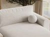 Ecksofa L-Form mit Schlaffunktion und Bettkasten Aurora Hellbeige