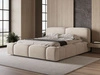 Polsterbett mit Bettkasten und Lattenrost 120x200 Aubi Beige