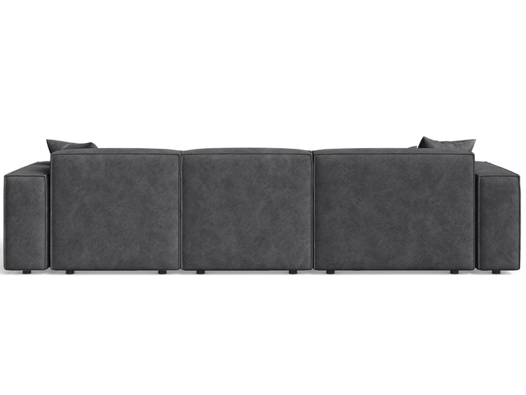 Ecksofa L-Form Links Arizona Dunkelgrau