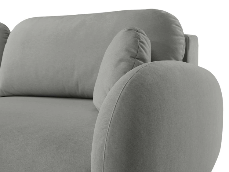 Schlafsofa mit Bettfunktion und Bettkasten Alta Grau