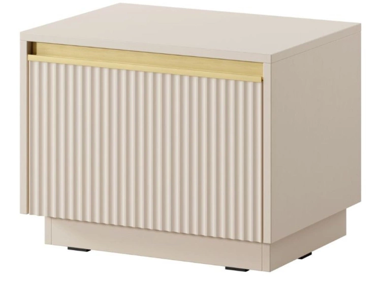 Nachttisch mit Schublade Roland Beige