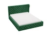 Polsterbett mit Bettkasten und Lattenrost 180x200 Kingston Grün